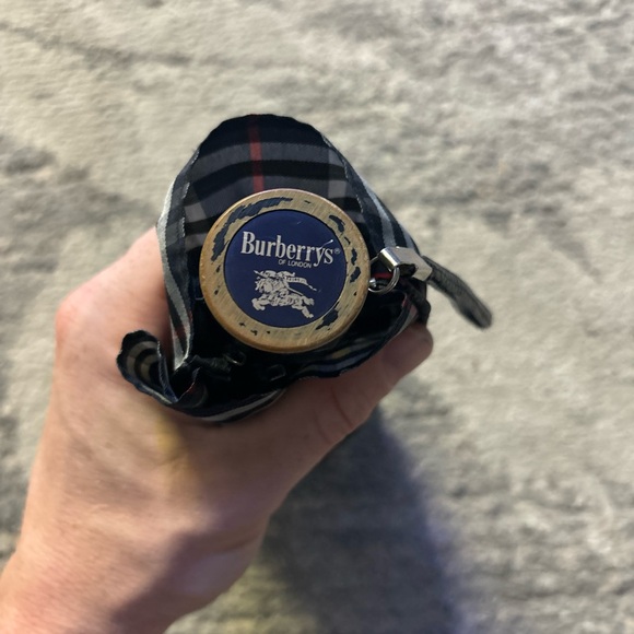 BURBERRY NOVA CHECK BLUE UMBRELLA - Picture 3 of 4